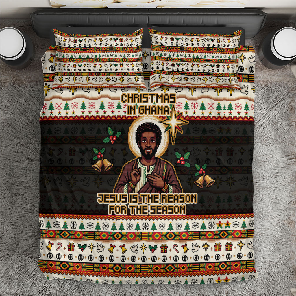 Ghana Jesus Christmas Bedding Set Ghana Coat Of Arms Jesus Christ Art