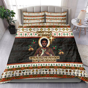 Ghana Jesus Christmas Bedding Set Ghana Coat Of Arms Jesus Christ Art