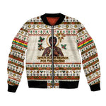 Ghana Jesus Christmas Bomber Jacket Ghana Coat Of Arms Jesus Christ Art