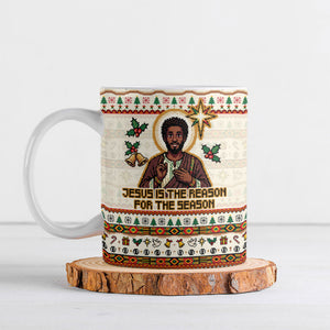 Ghana Jesus Christmas Ceramic Mug Ghana Coat Of Arms Jesus Christ Art