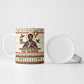 Ghana Jesus Christmas Ceramic Mug Ghana Coat Of Arms Jesus Christ Art