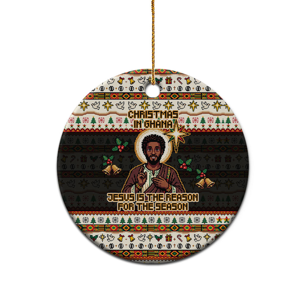 Ghana Jesus Christmas Ceramic Ornament Ghana Coat Of Arms Jesus Christ Art