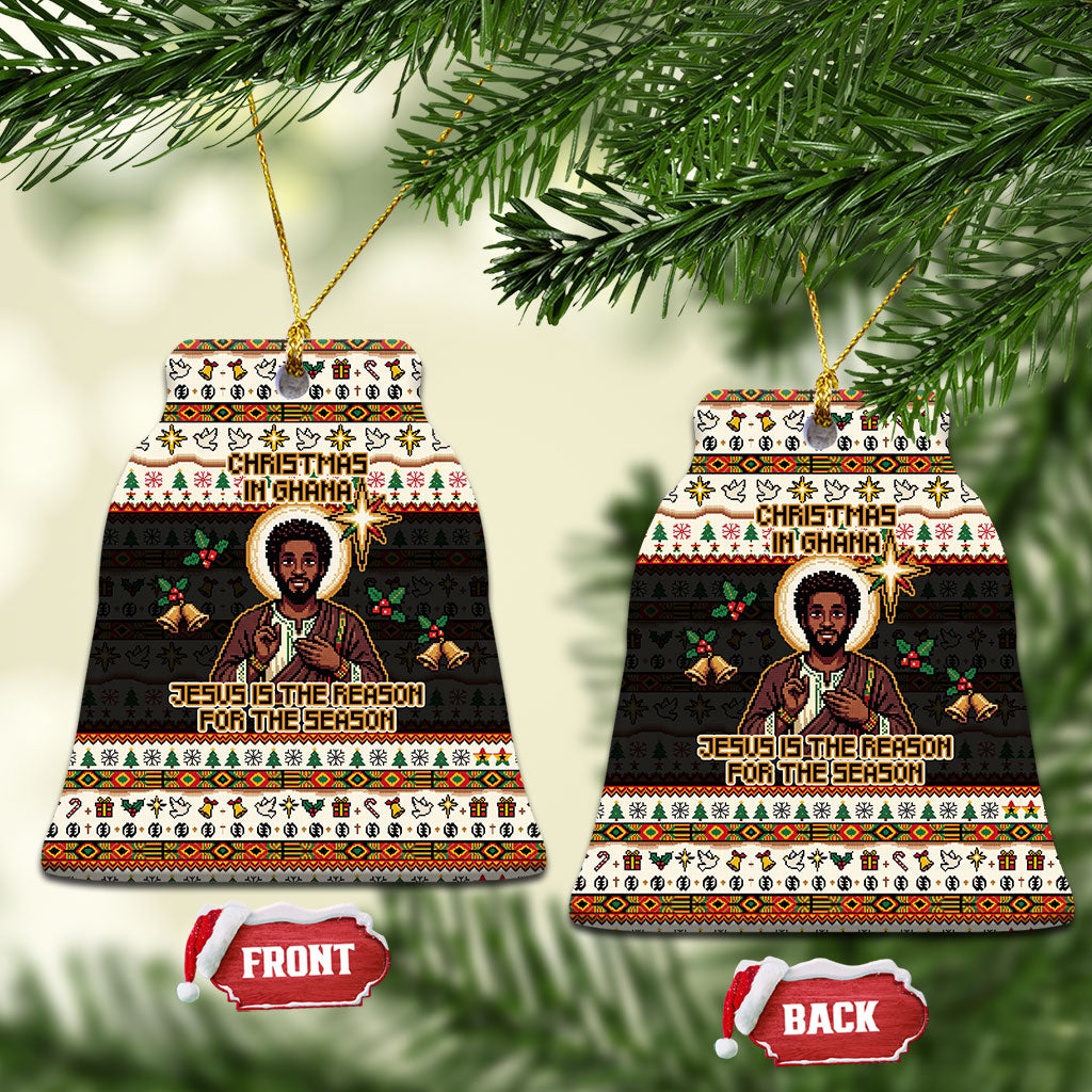 Ghana Jesus Christmas Ceramic Ornament Ghana Coat Of Arms Jesus Christ Art