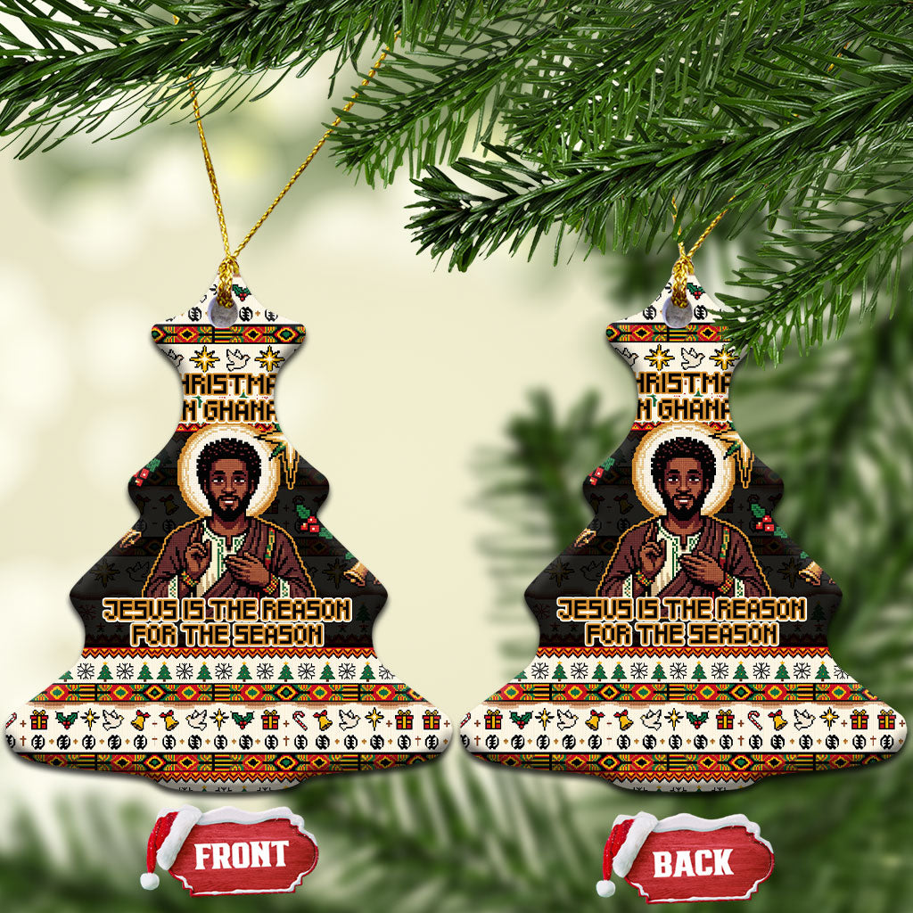 Ghana Jesus Christmas Ceramic Ornament Ghana Coat Of Arms Jesus Christ Art