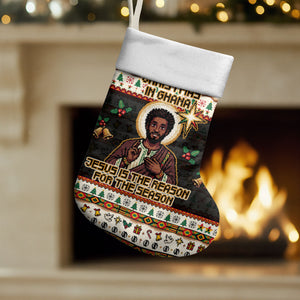 Ghana Jesus Christmas Stocking Ghana Coat Of Arms Jesus Christ Art