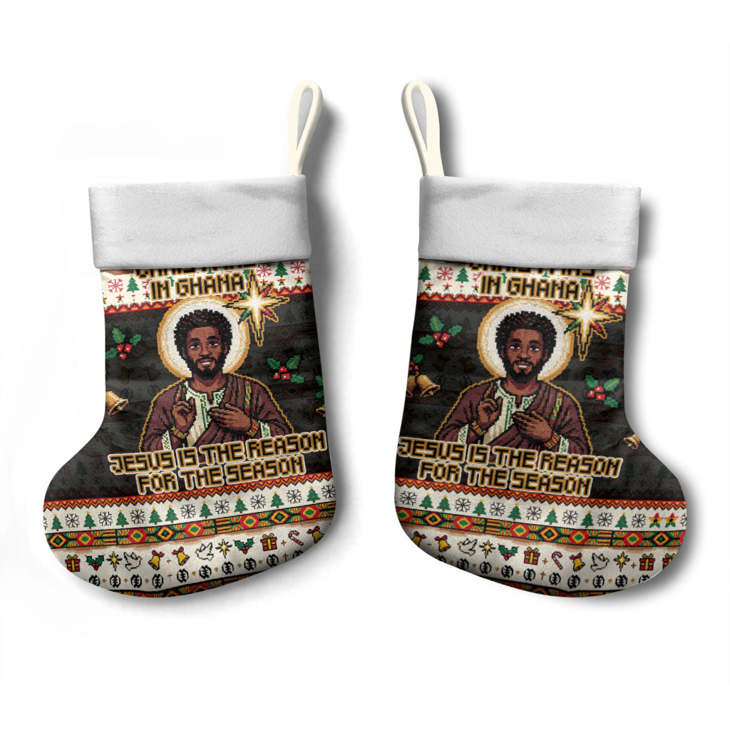 Ghana Jesus Christmas Stocking Ghana Coat Of Arms Jesus Christ Art