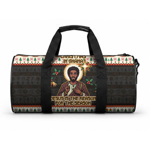 Ghana Jesus Christmas Duffle Bag Ghana Coat Of Arms Jesus Christ Art