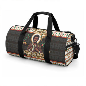 Ghana Jesus Christmas Duffle Bag Ghana Coat Of Arms Jesus Christ Art