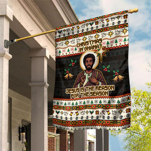 Ghana Jesus Christmas Garden Flag Ghana Coat Of Arms Jesus Christ Art