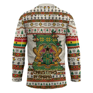 Ghana Jesus Christmas Hockey Jersey Ghana Coat Of Arms Jesus Christ Art