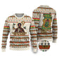 Ghana Jesus Christmas Ugly Christmas Sweater Ghana Coat Of Arms Jesus Christ Art