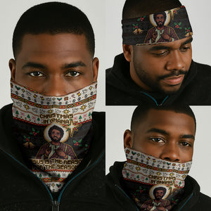 Ghana Jesus Christmas Neck Gaiter Ghana Coat Of Arms Jesus Christ Art