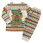 Ghana Jesus Christmas Pajama Set Ghana Coat Of Arms Jesus Christ Art