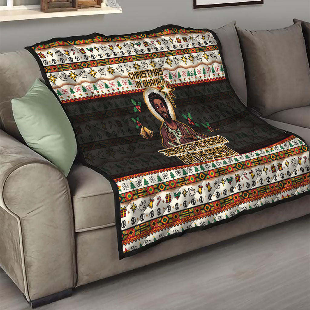 Ghana Jesus Christmas Quilt Ghana Coat Of Arms Jesus Christ Art