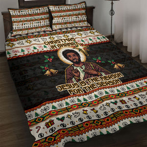 Ghana Jesus Christmas Quilt Bed Set Ghana Coat Of Arms Jesus Christ Art