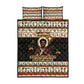 Ghana Jesus Christmas Quilt Bed Set Ghana Coat Of Arms Jesus Christ Art