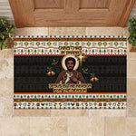 Ghana Jesus Christmas Rubber Doormat Ghana Coat Of Arms Jesus Christ Art