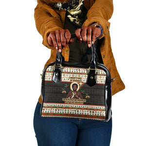 Ghana Jesus Christmas Shoulder Handbag Ghana Coat Of Arms Jesus Christ Art