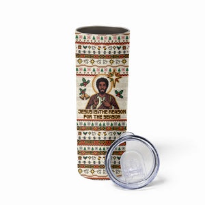 Ghana Jesus Christmas Skinny Tumbler Ghana Coat Of Arms Jesus Christ Art