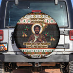 Ghana Jesus Christmas Spare Tire Cover Ghana Coat Of Arms Jesus Christ Art