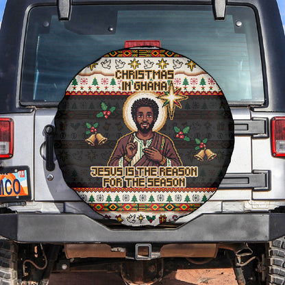 Ghana Jesus Christmas Spare Tire Cover Ghana Coat Of Arms Jesus Christ Art