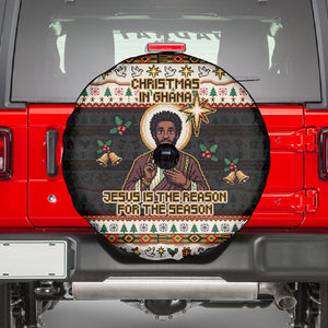 Ghana Jesus Christmas Spare Tire Cover Ghana Coat Of Arms Jesus Christ Art