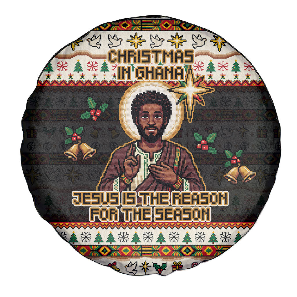 Ghana Jesus Christmas Spare Tire Cover Ghana Coat Of Arms Jesus Christ Art