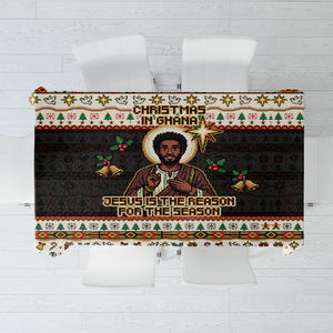 Ghana Jesus Christmas Tablecloth Ghana Coat Of Arms Jesus Christ Art