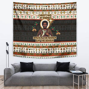 Ghana Jesus Christmas Tapestry Ghana Coat Of Arms Jesus Christ Art