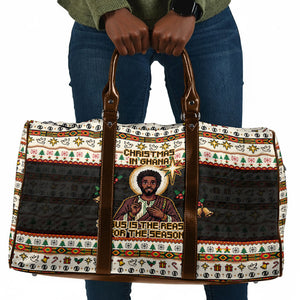 Ghana Jesus Christmas Travel Bag Ghana Coat Of Arms Jesus Christ Art