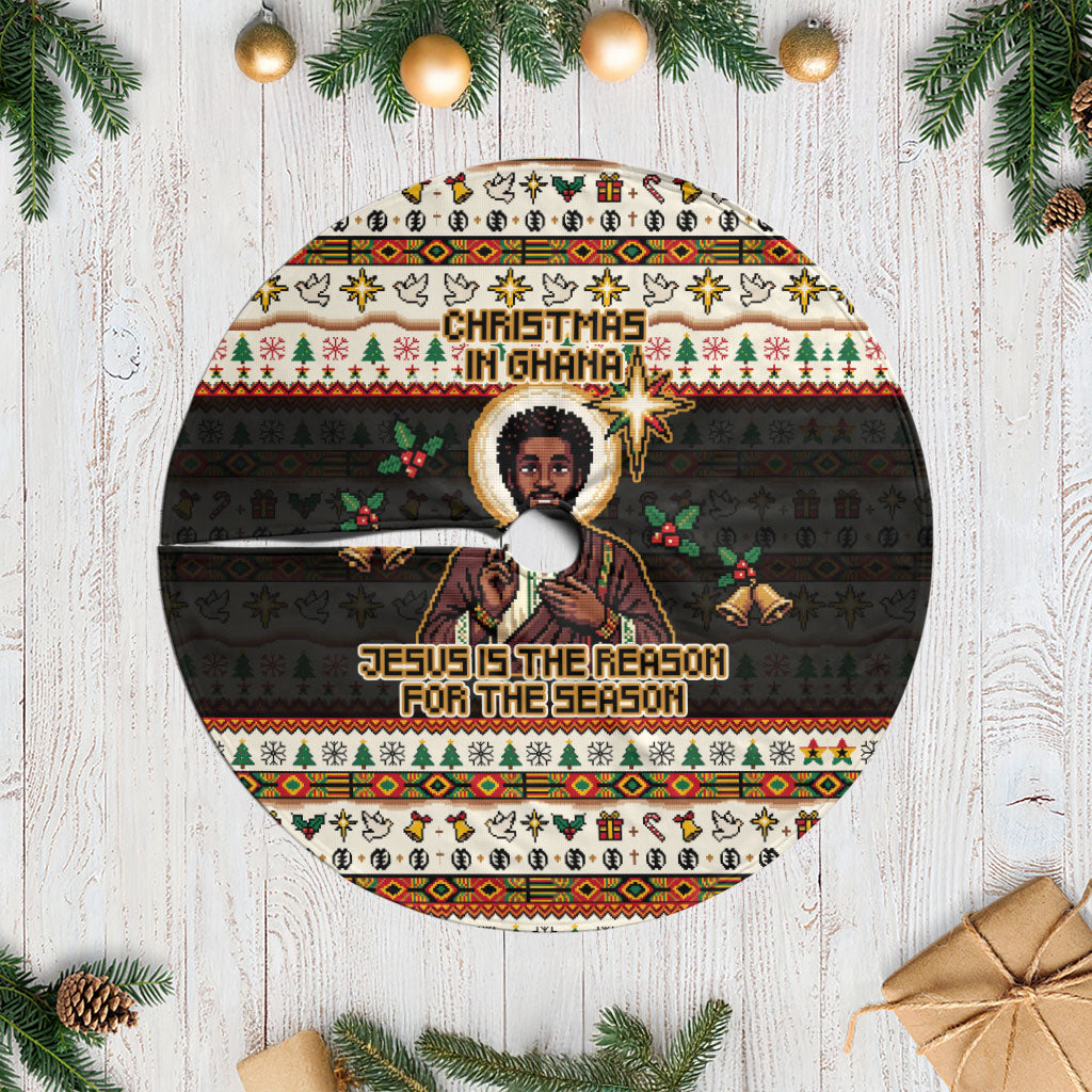 Ghana Jesus Christmas Tree Skirt Ghana Coat Of Arms Jesus Christ Art