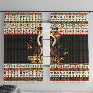 Ghana Jesus Christmas Window Curtain Ghana Coat Of Arms Jesus Christ Art