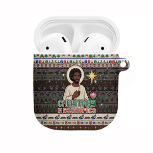 Christmas In South Africa Jesus AirPods Case South Africa Coat Of Arms Jesus Art