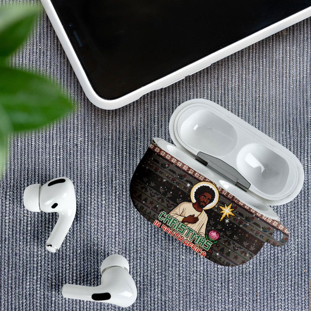 Christmas In South Africa Jesus AirPods Case South Africa Coat Of Arms Jesus Art