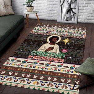 Christmas In South Africa Jesus Area Rug South Africa Coat Of Arms Jesus Art