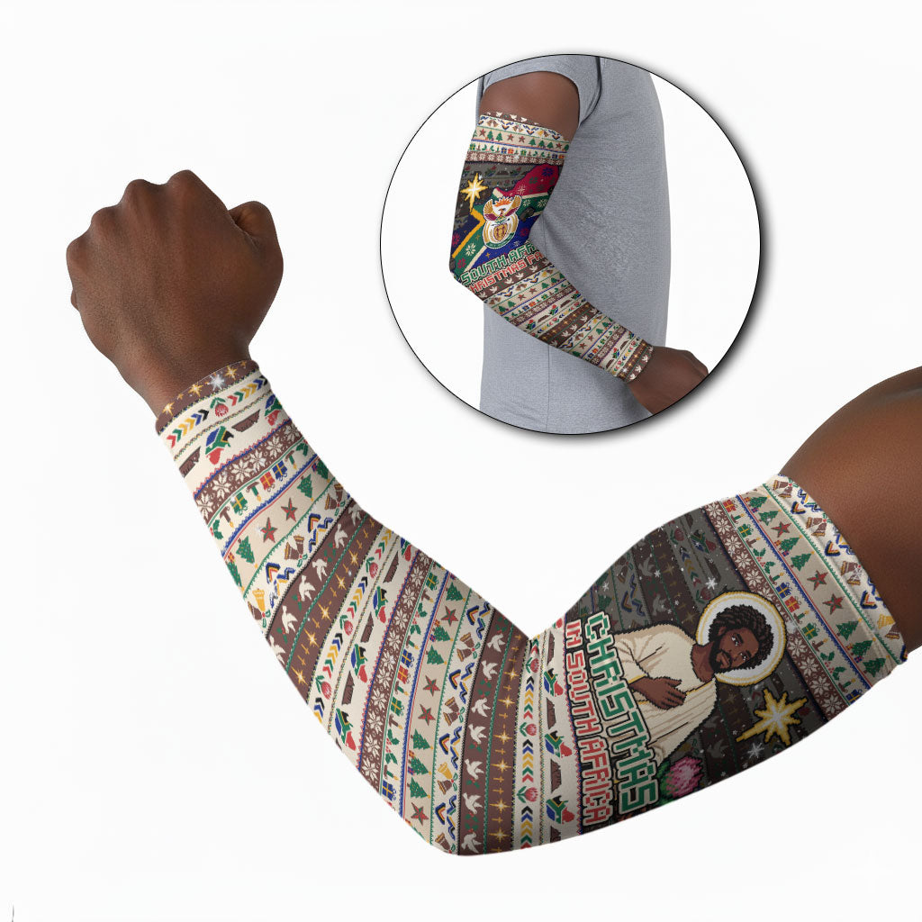 Christmas In South Africa Jesus Arm Sleeves South Africa Coat Of Arms Jesus Art