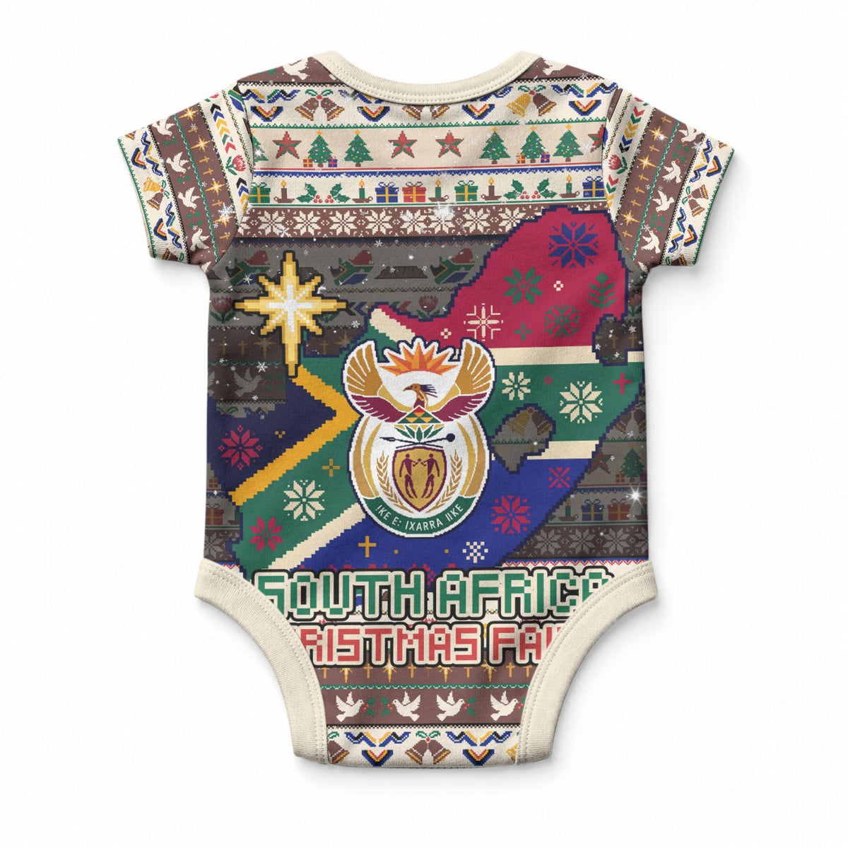 Christmas In South Africa Jesus Baby Onesie South Africa Coat Of Arms Jesus Art