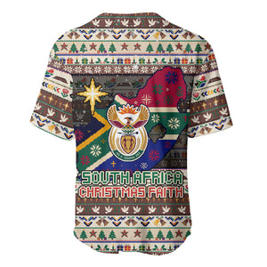 Christmas In South Africa Jesus Baseball Jersey South Africa Coat Of Arms Jesus Art