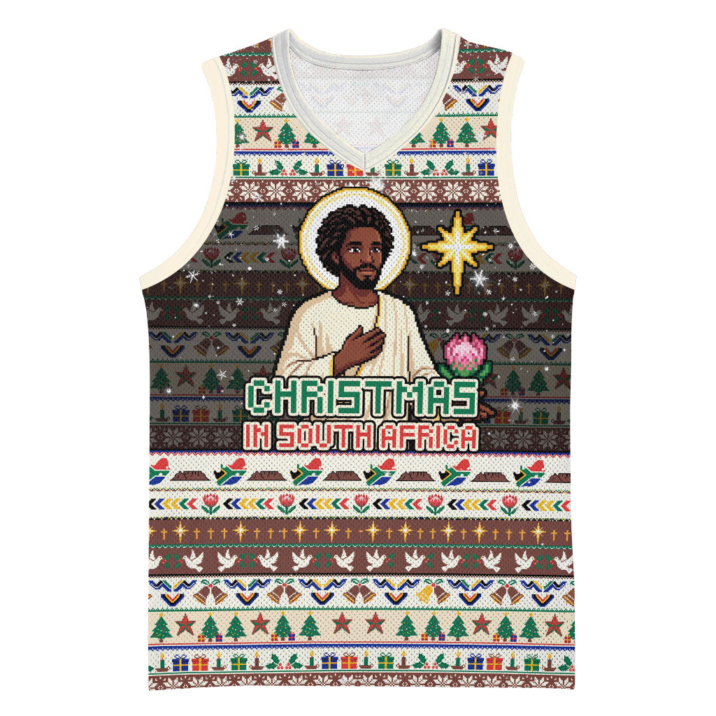 Christmas In South Africa Jesus Basketball Jersey South Africa Coat Of Arms Jesus Art