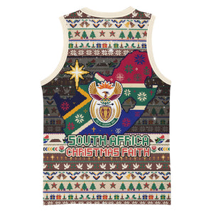 Christmas In South Africa Jesus Basketball Jersey South Africa Coat Of Arms Jesus Art