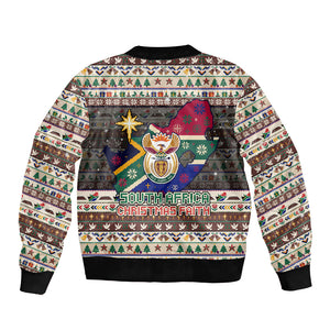 Christmas In South Africa Jesus Bomber Jacket South Africa Coat Of Arms Jesus Art