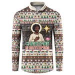 Christmas In South Africa Jesus Button Sweatshirt South Africa Coat Of Arms Jesus Art