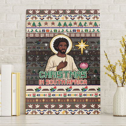 Christmas In South Africa Jesus Canvas Wall Art South Africa Coat Of Arms Jesus Art