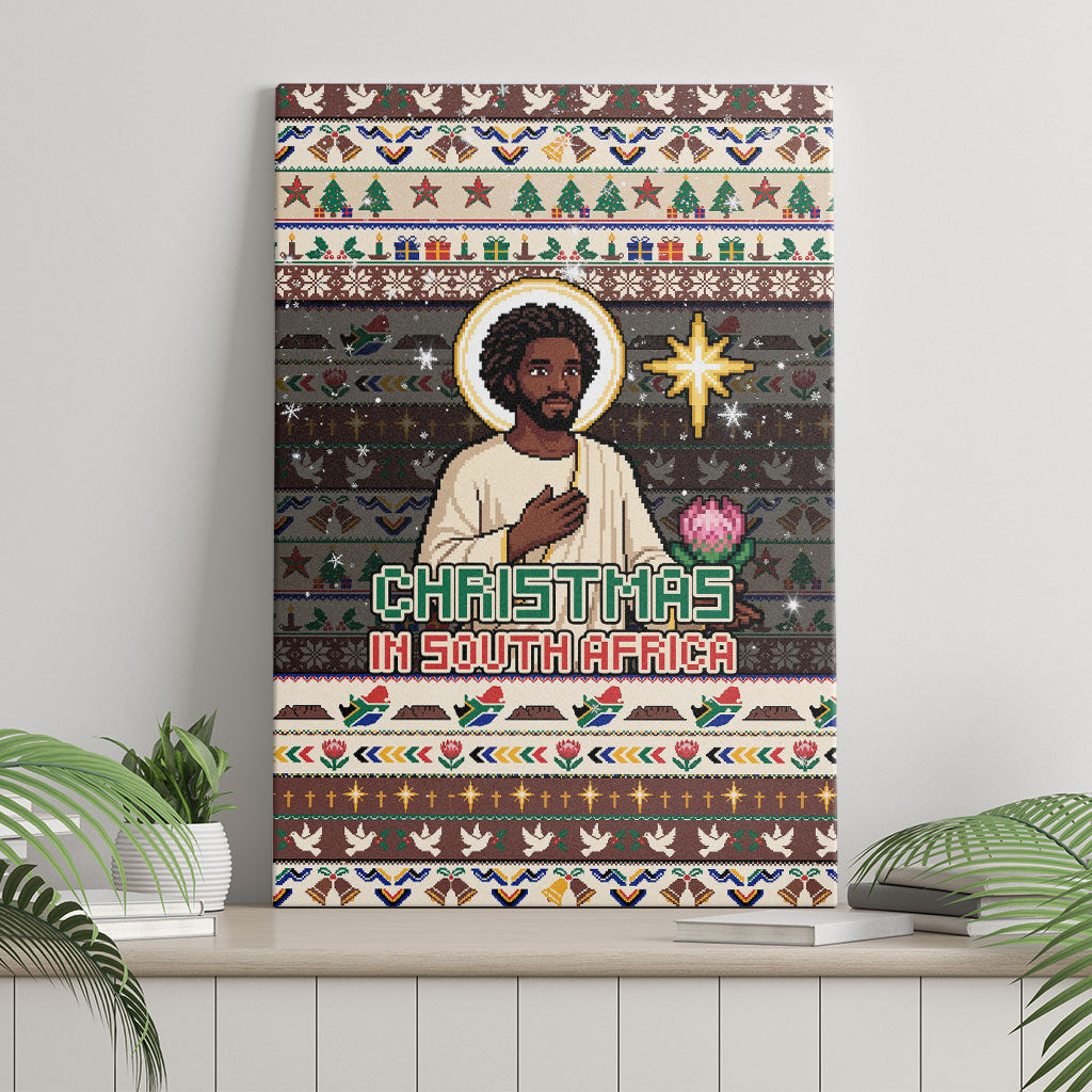 Christmas In South Africa Jesus Canvas Wall Art South Africa Coat Of Arms Jesus Art