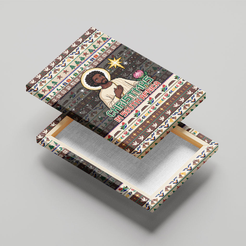 Christmas In South Africa Jesus Canvas Wall Art South Africa Coat Of Arms Jesus Art
