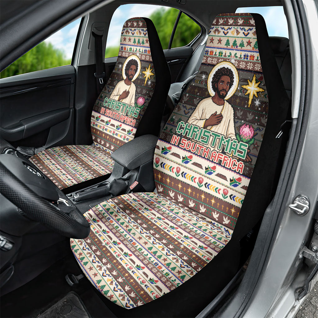 Christmas In South Africa Jesus Car Seat Cover South Africa Coat Of Arms Jesus Art
