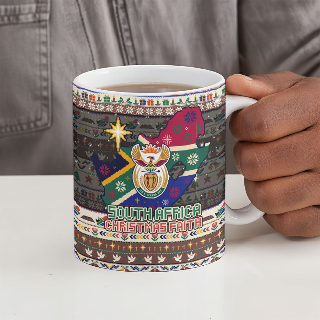 Christmas In South Africa Jesus Ceramic Mug South Africa Coat Of Arms Jesus Art