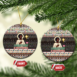 Christmas In South Africa Jesus Ceramic Ornament South Africa Coat Of Arms Jesus Art