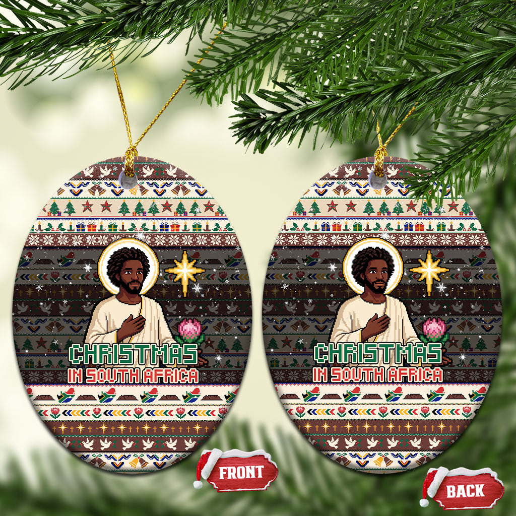 Christmas In South Africa Jesus Ceramic Ornament South Africa Coat Of Arms Jesus Art