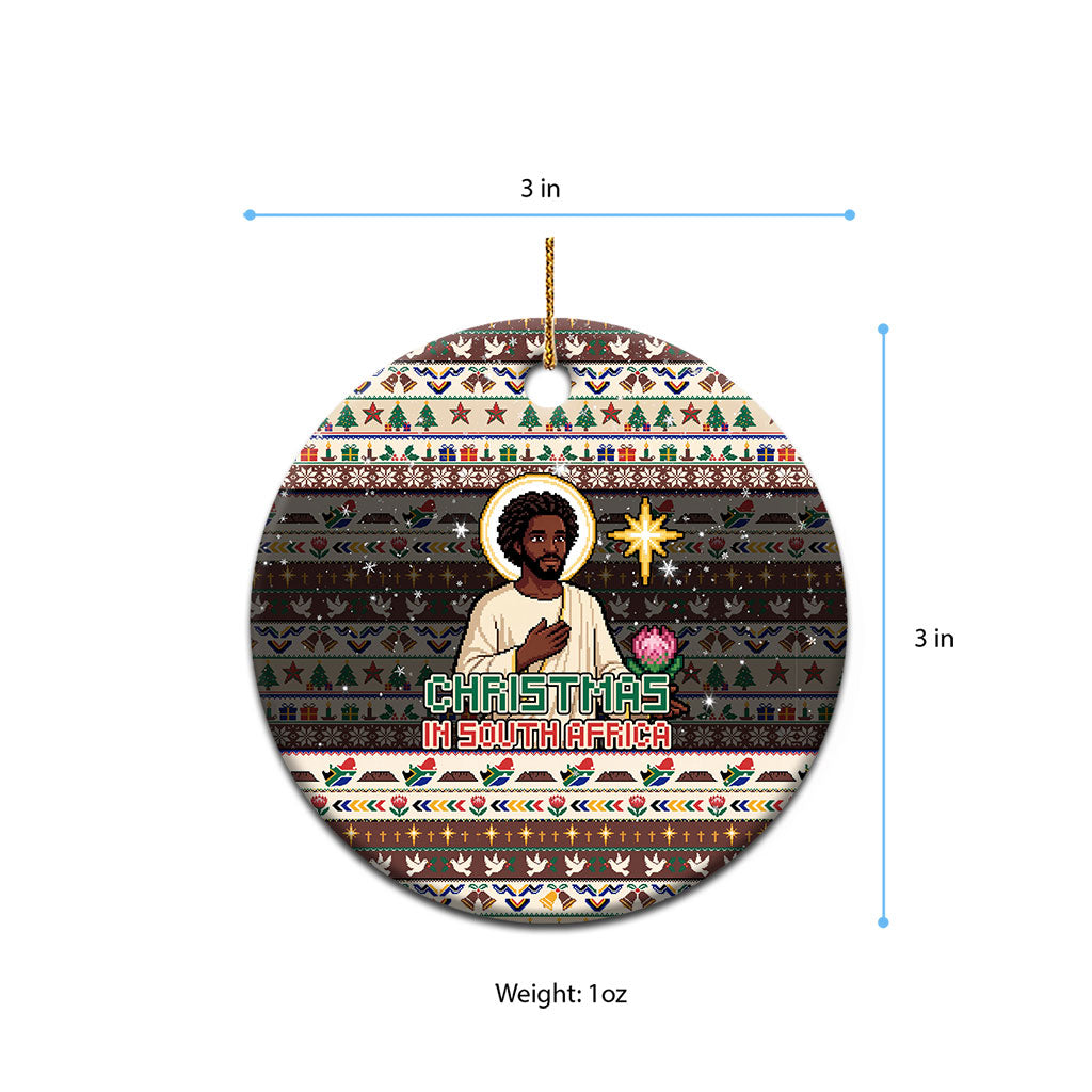 Christmas In South Africa Jesus Ceramic Ornament South Africa Coat Of Arms Jesus Art